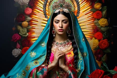 “Virgem de Guadalupe” Uma Visão Vibrante da Devoção e do Mistério!